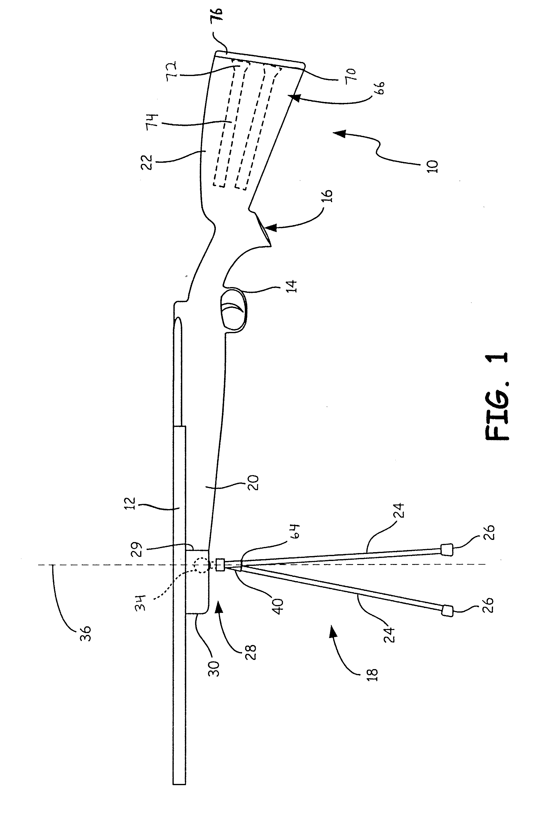 Firearm stock with support