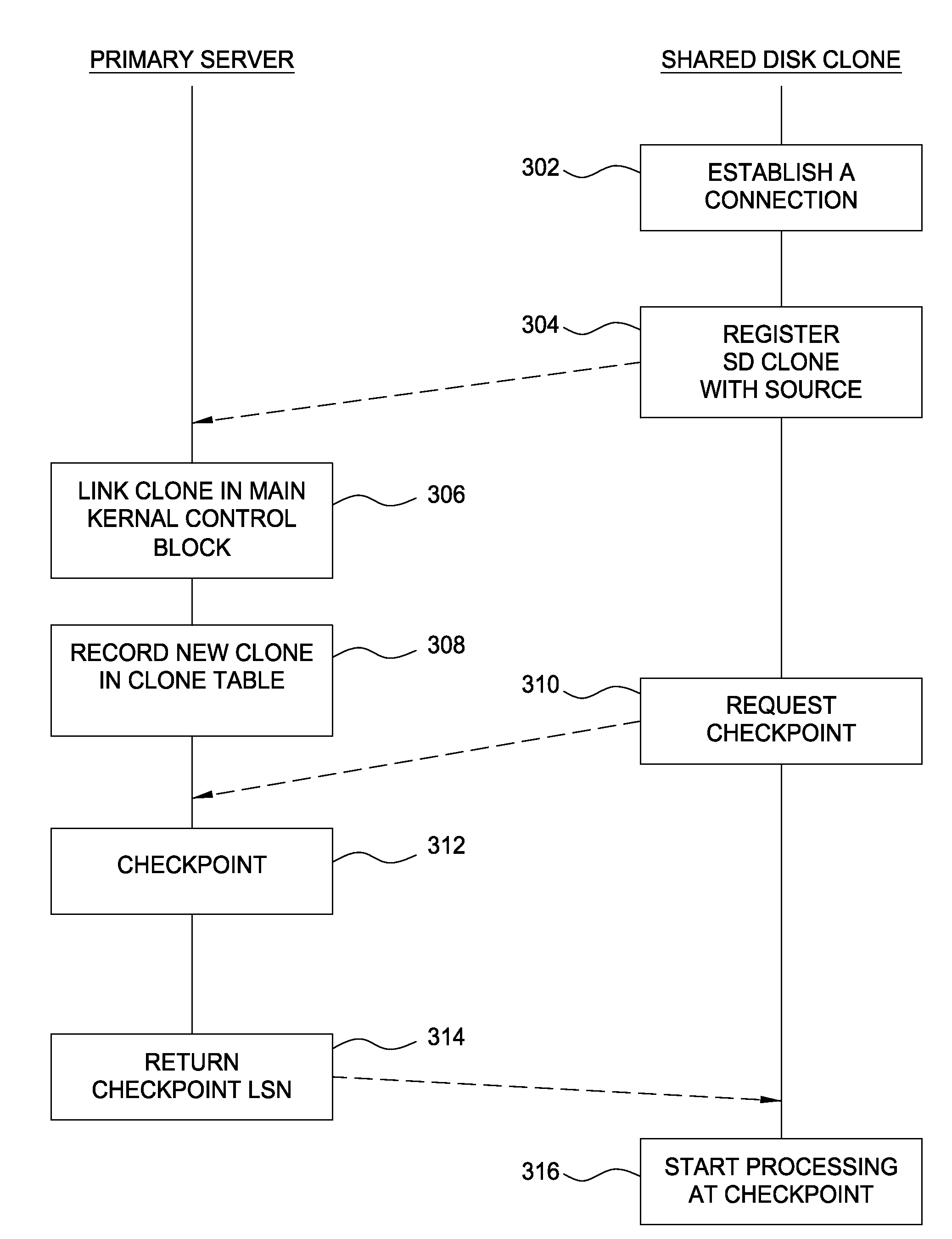 Shared disk clones