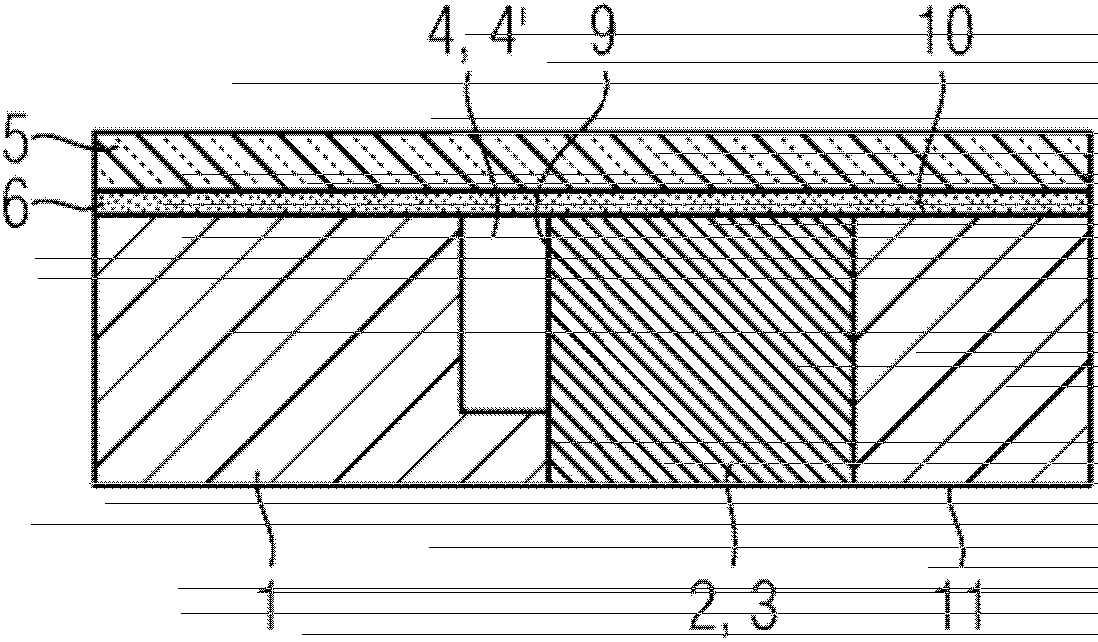 Device and method for controlling fluid flows in lab-on-a-chip systems and method for producing said device