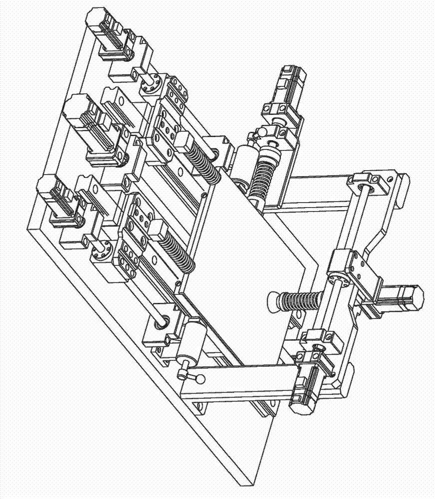 Experimental device for comprehensively testing dynamic characteristics of linear feeding system