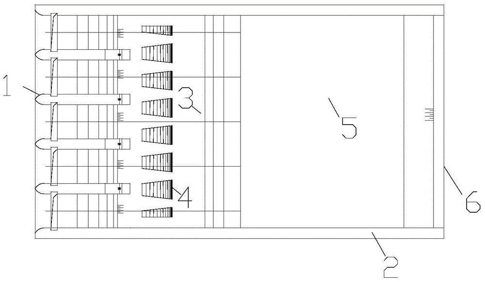 Overflow dam with dam face cantilever sills for current diversion and energy dissipation