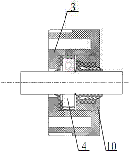 Carrier roller bearing assembly and carrier roller with bearing assembly