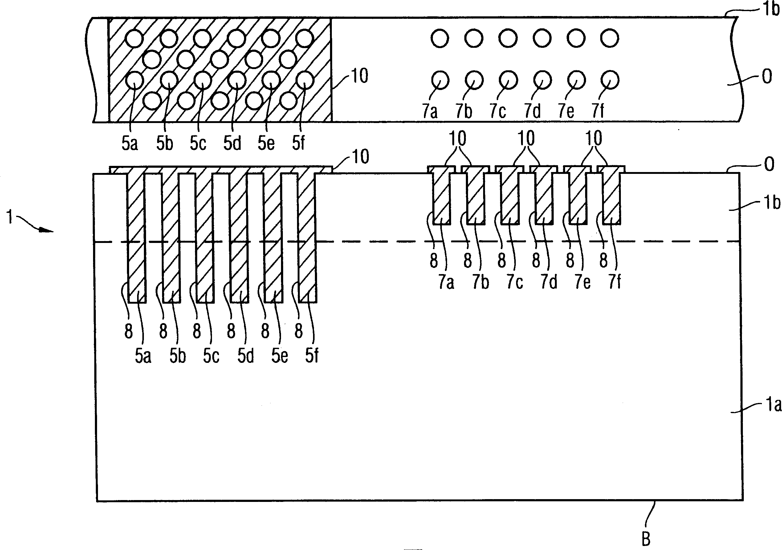 Method of manufacturing a semiconductor structure and a corresponding semiconductor structure