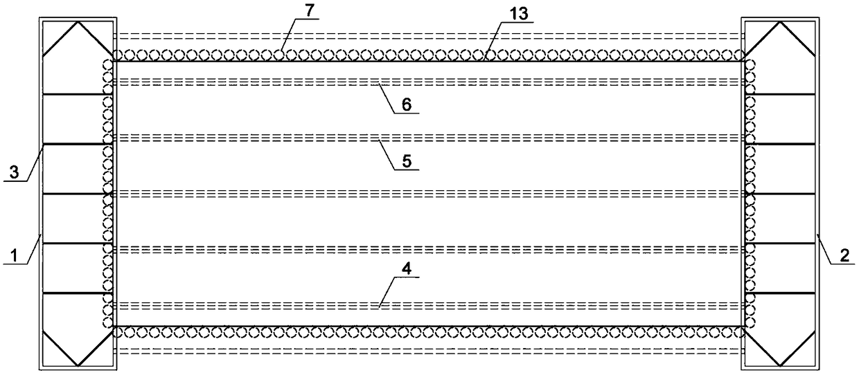 Construction method for achieving underground excavation and reverse operation by utilizing combined pipe jacking