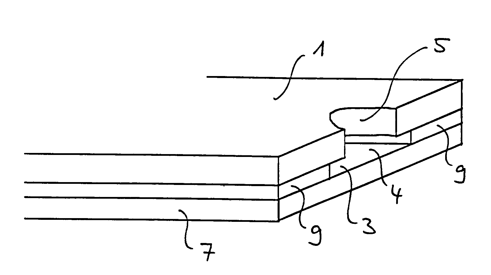 Capillary active test element having an intermediate layer situated between the support and the covering