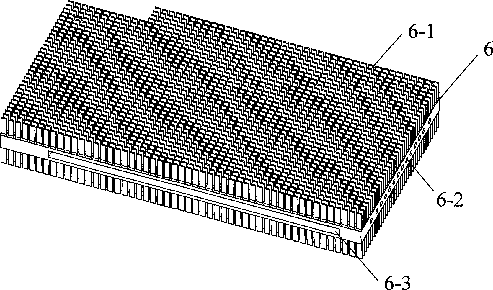 Highly effective complete aluminum alloy heat exchanger