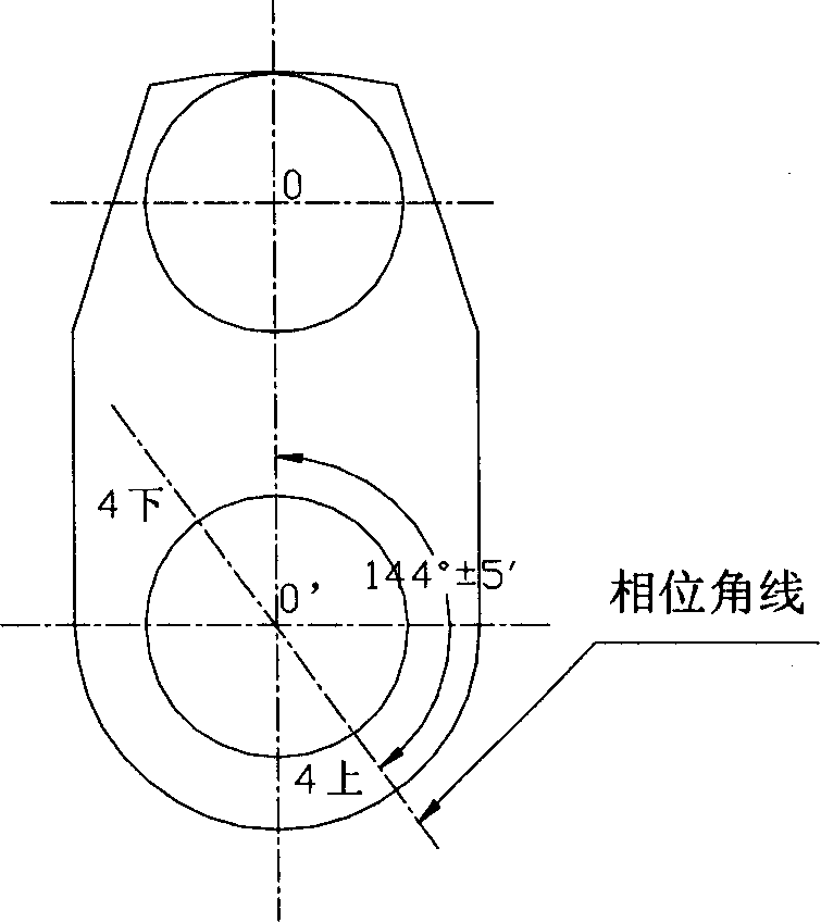 Crank pin angle control method for machining crankshaft sleeve of low-speed diesel engine for large-scale ship