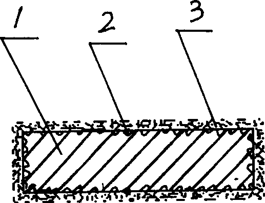 Surface active strong internal fixed titanium bone connection plate and its making method