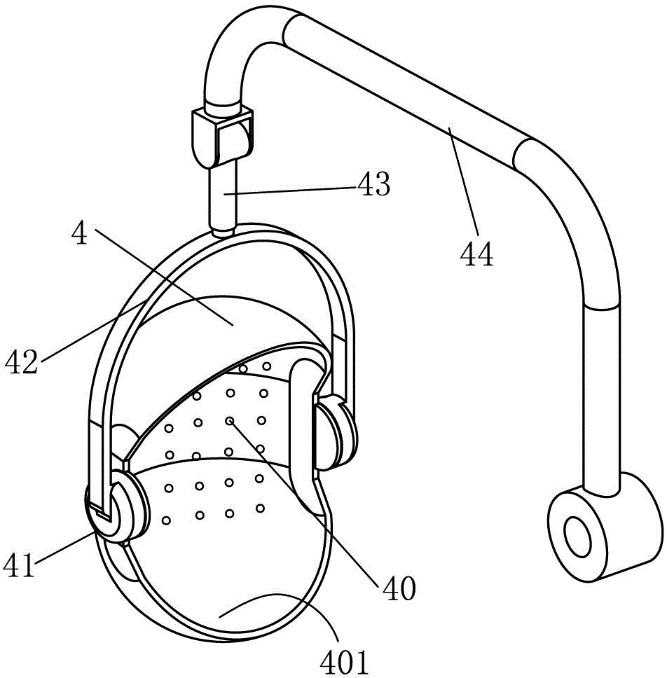 Massage chair provided with modularized beautifying device