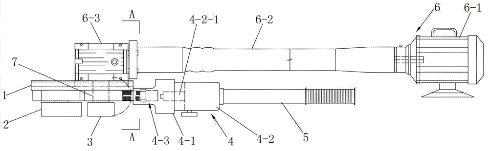 Tunnel inverted arch rebar connecting rib bending machine