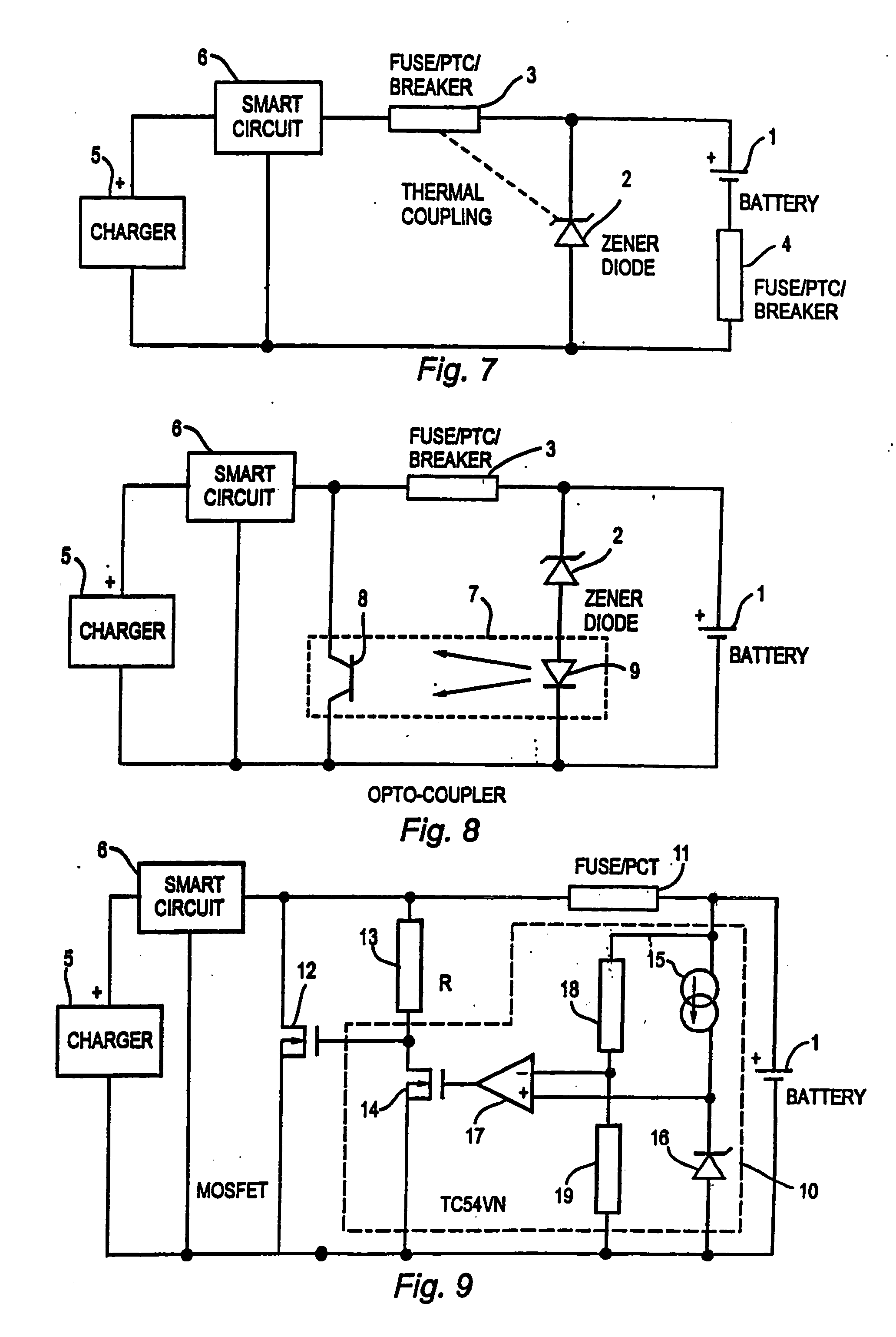 Devices and methods for protection of rechargeable elements