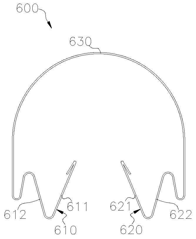 Buckling lockrand type plate profile for building roof and roof system