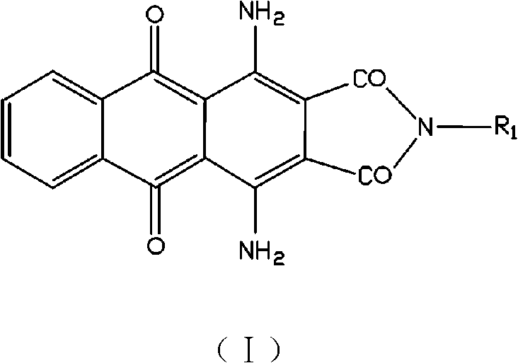 Composition of cobaly blue dispersed dye