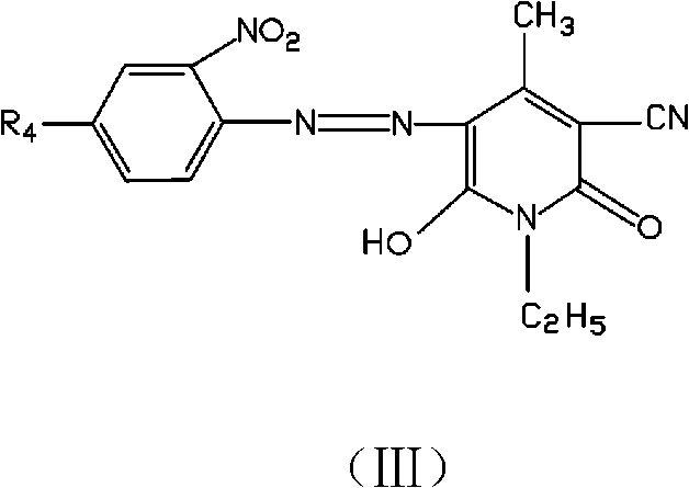 Composition of cobaly blue dispersed dye