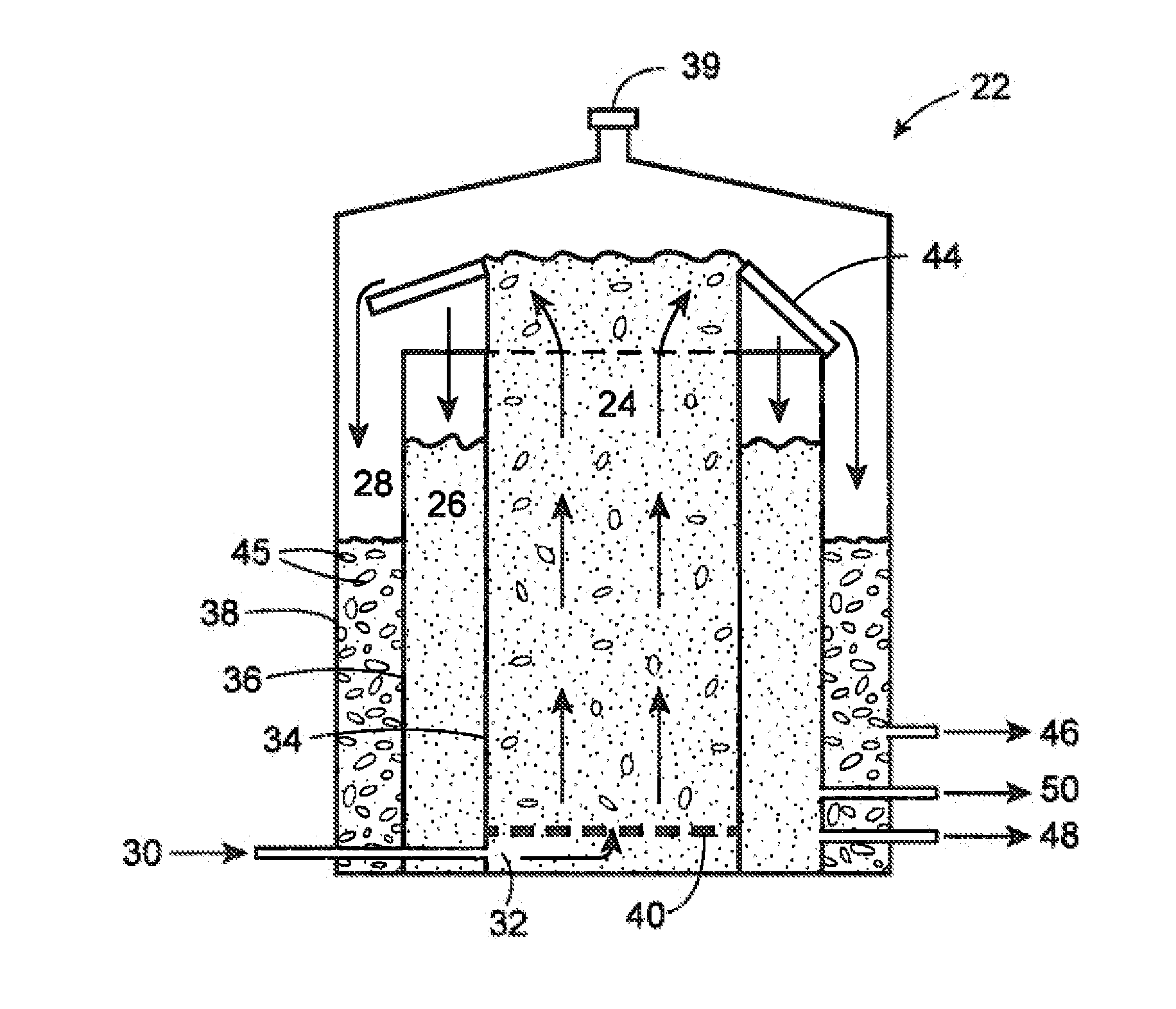 Process for Reducing Soluble Organic Content in Produced Waters Associated with the Recovery of Oil and Gas