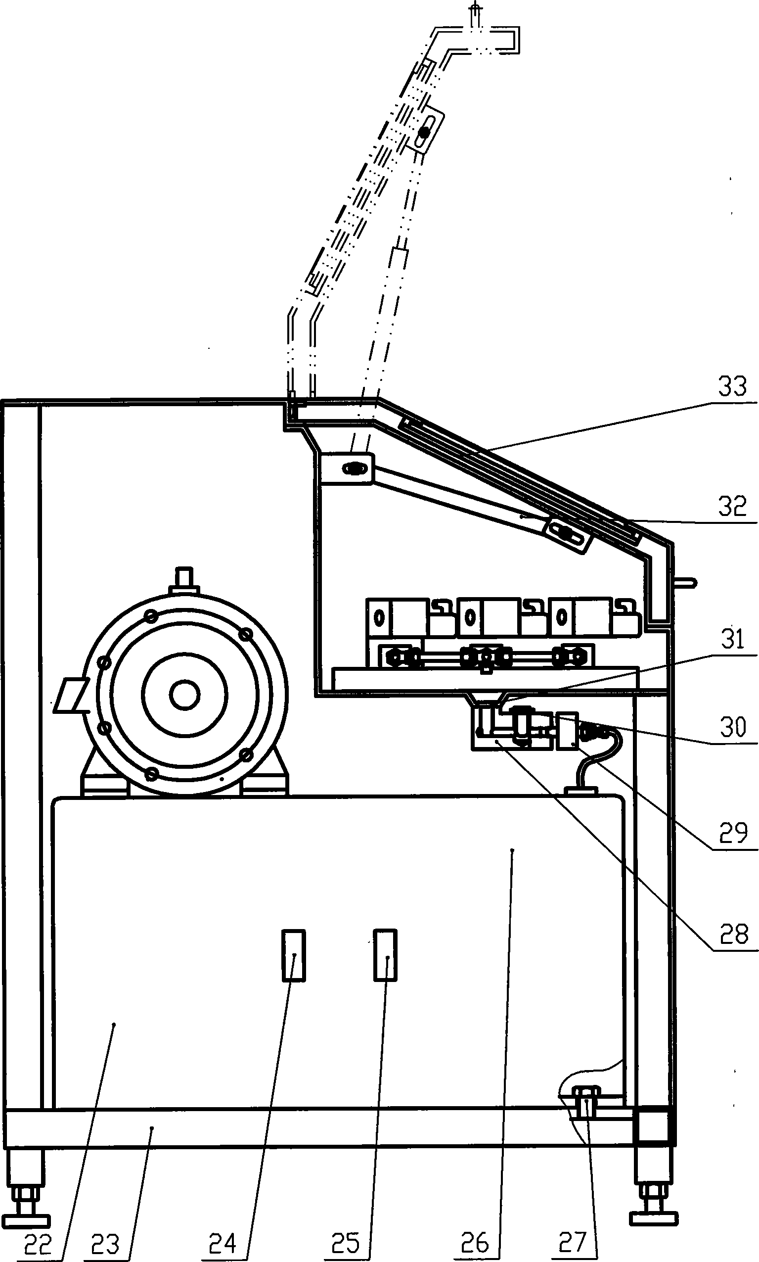 High-efficiency high-pressure sensor test machine