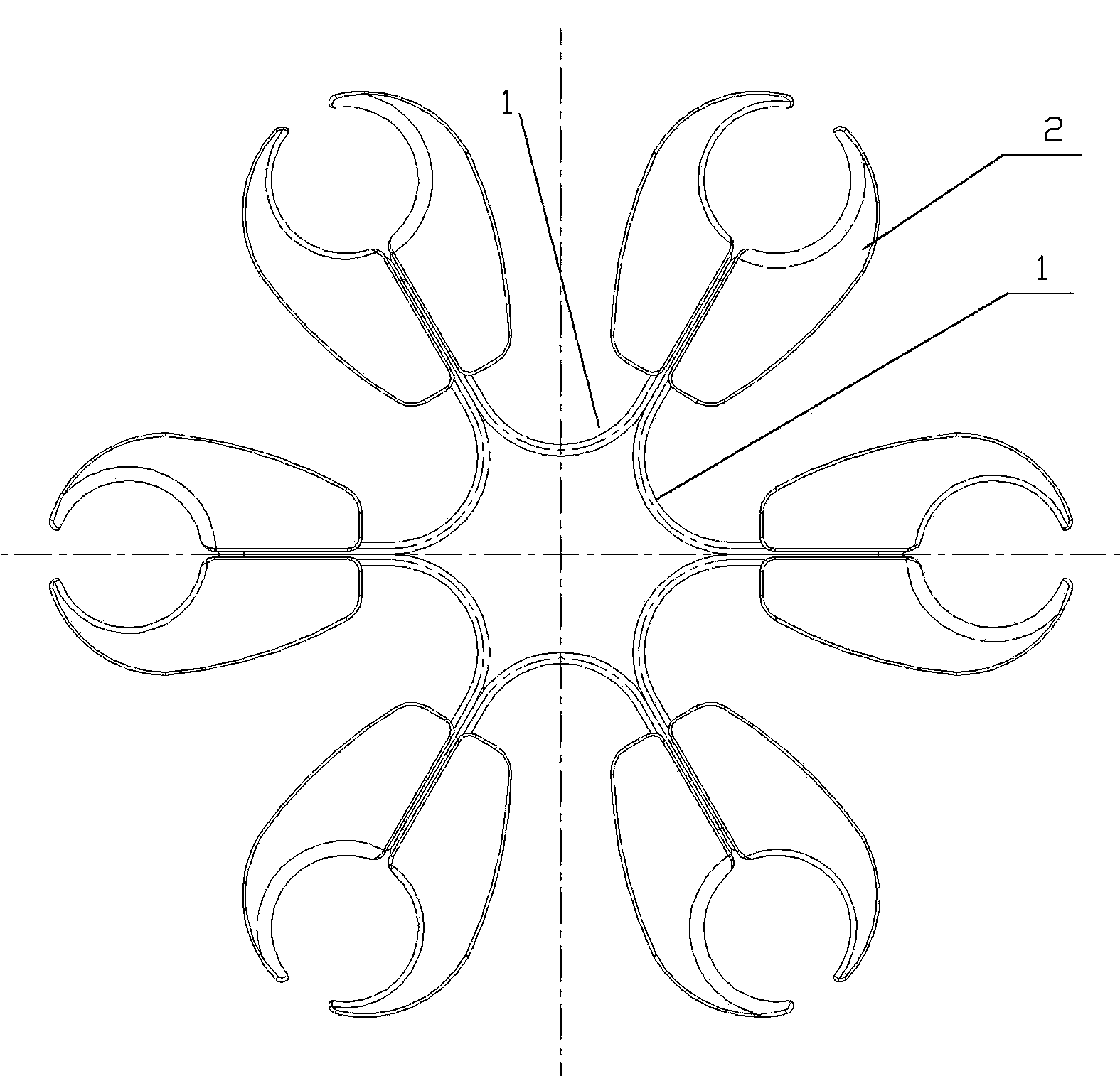 Wire clamp mounting structure and lead wire partitioning rod with the same