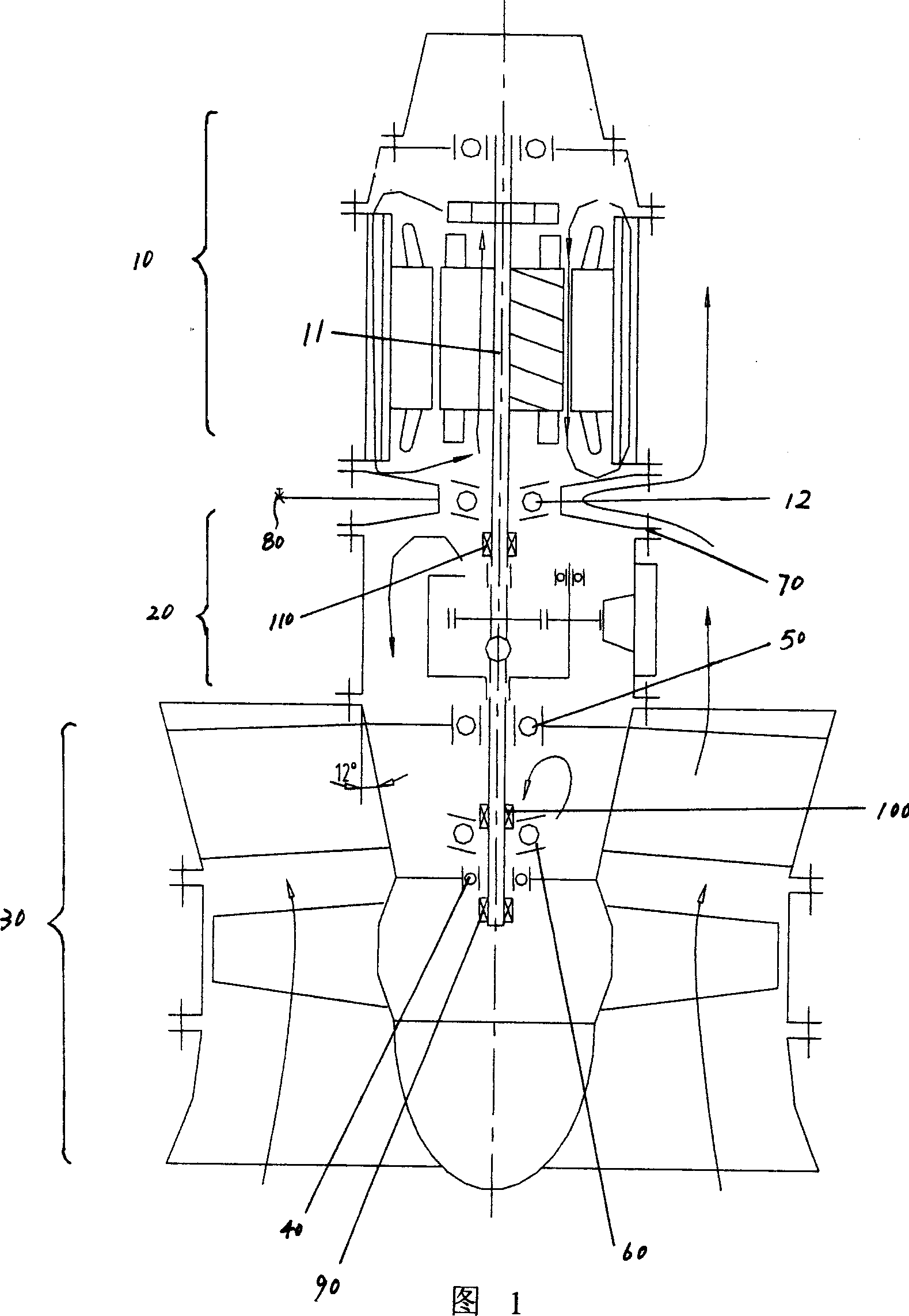 Large diving electric pump