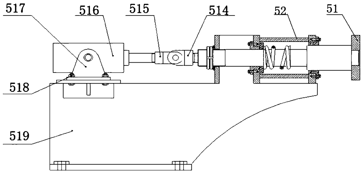 Billet feeding buffer device, billet feeding system and operation method thereof