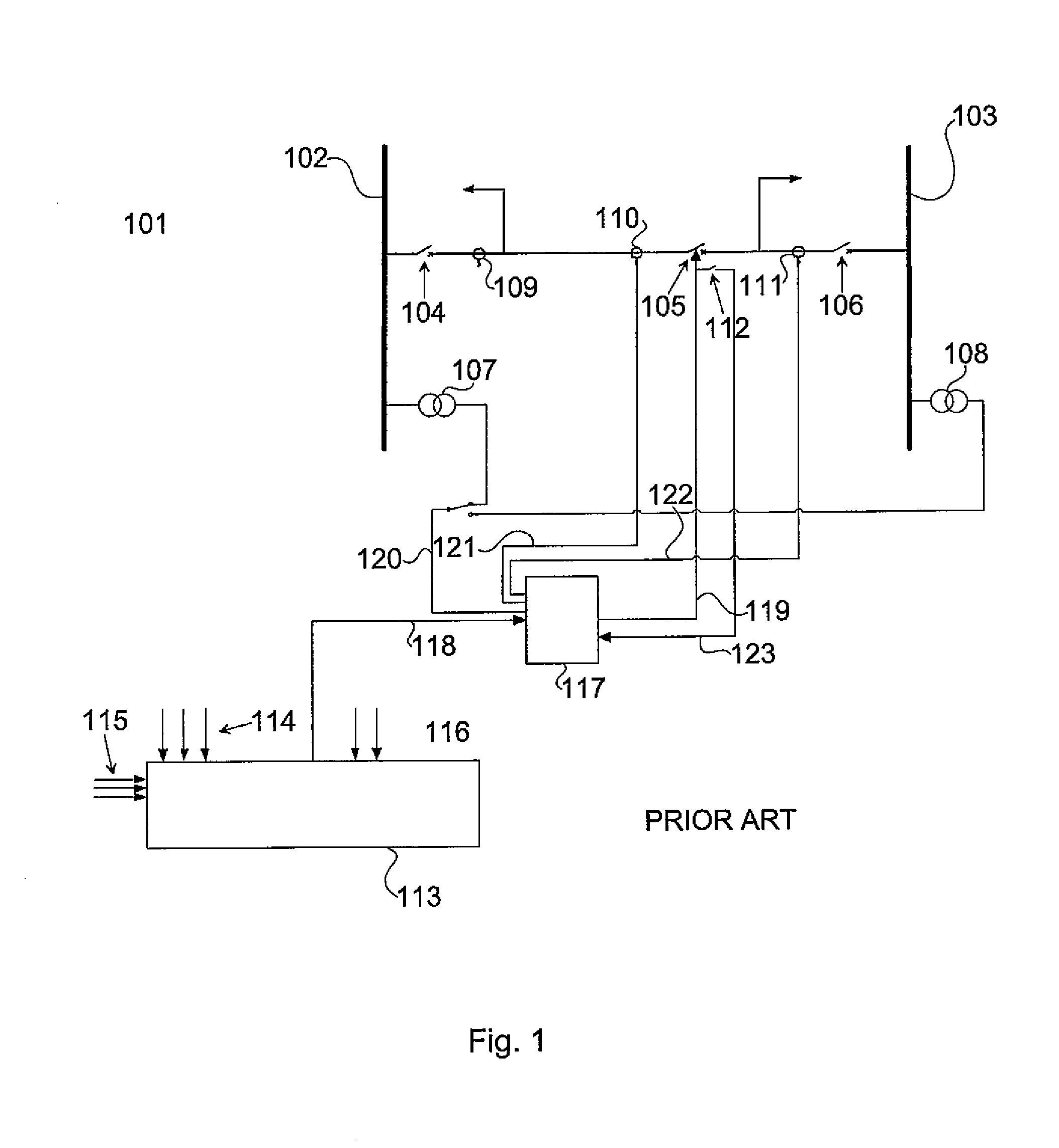 Control arrangement