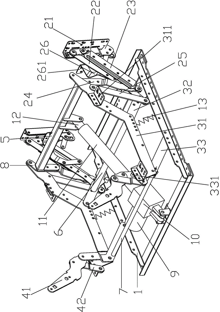 Chair and electro-mechanical stretching apparatus thereof