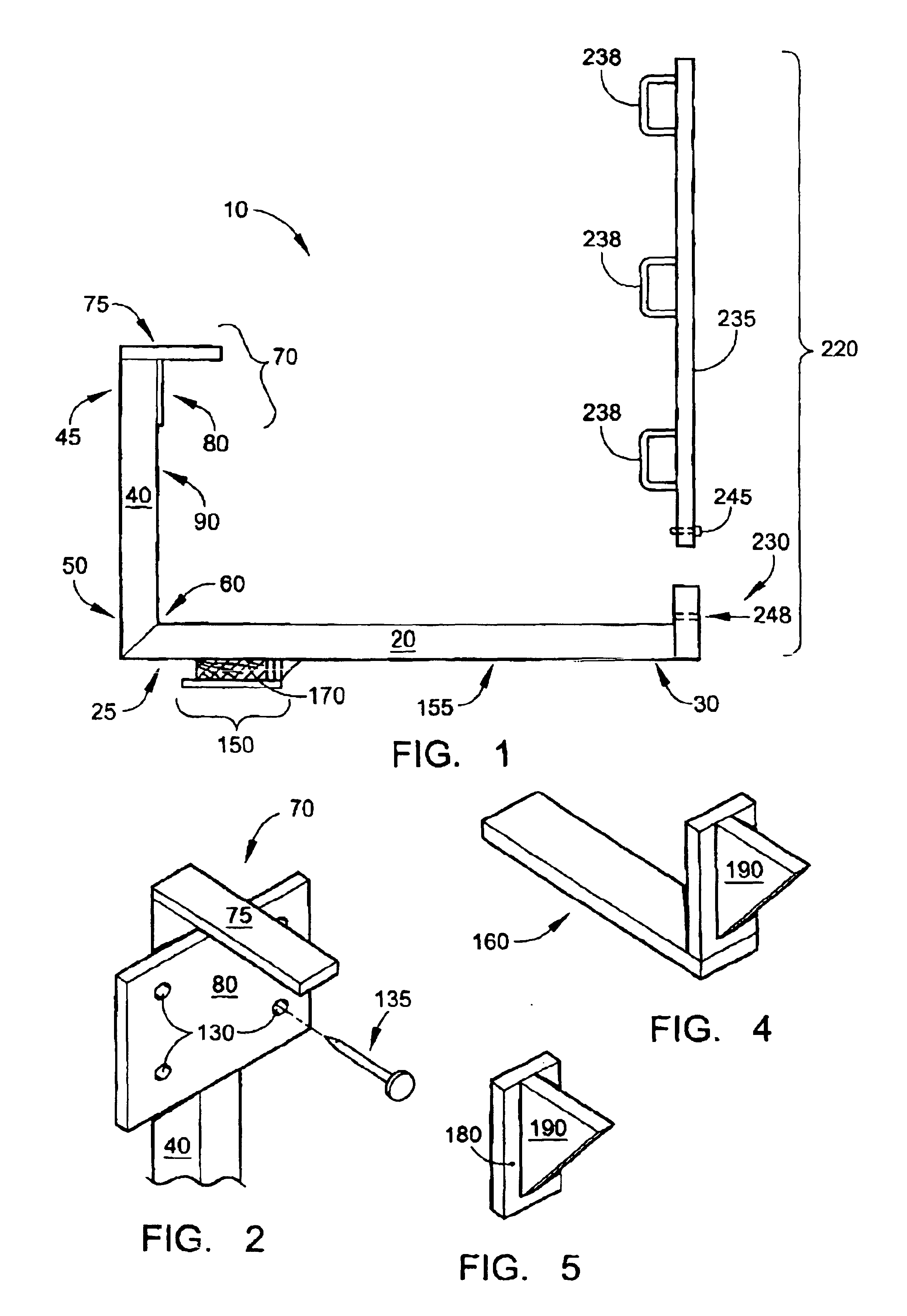 Suspended scaffolding system