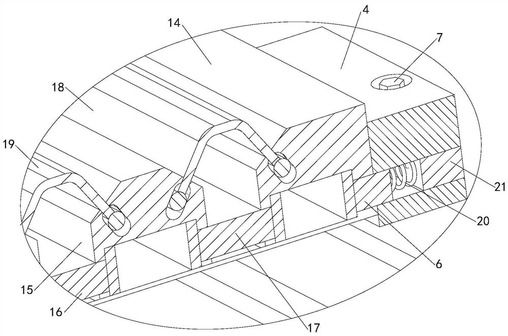 Building steel box girder external prestress buffering device and construction technology