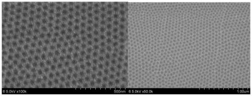 A preparation method of two-dimensional ordered nano-se lattice on the surface of medical 316l stainless steel