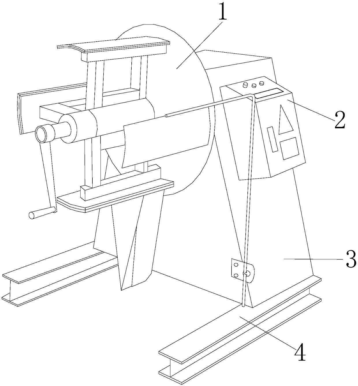 Intelligent cable winding device