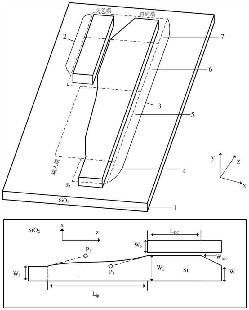 Compact on-chip polarization splitter-rotator based on Bezier curve graded index waveguide