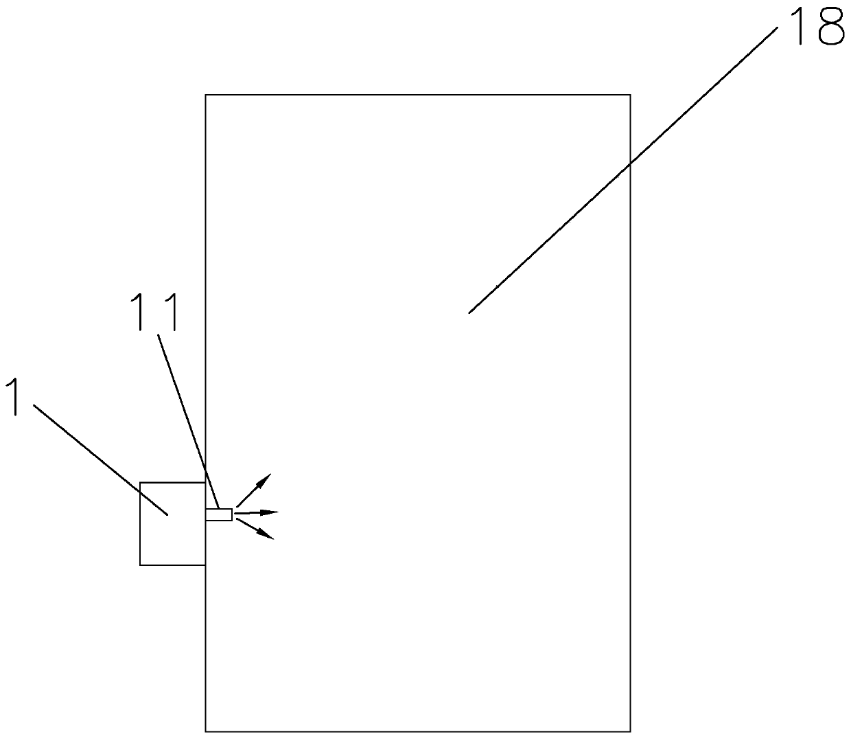 Feed sprinkling device for flatfish