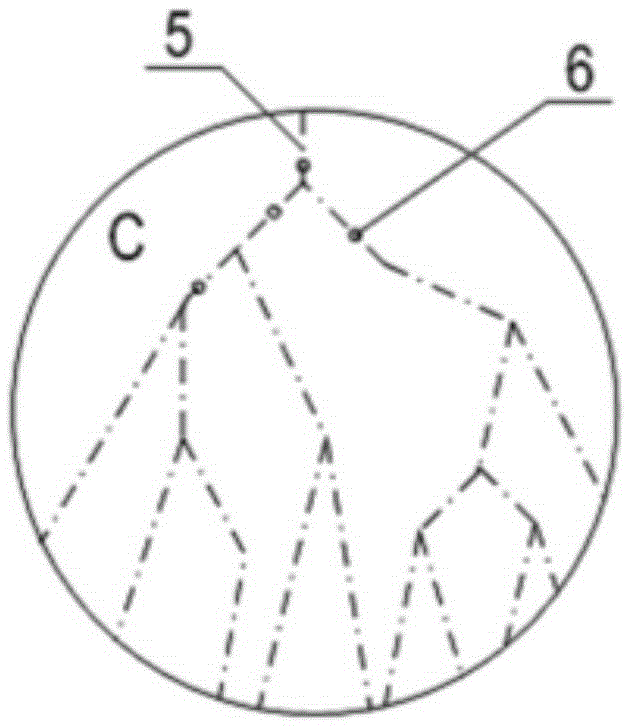 Direct evaporative passive self-cooling flow guide plate