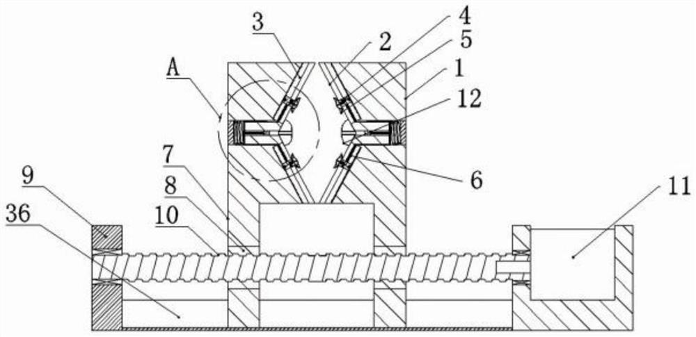 Automobile circular shaft part clamping tool