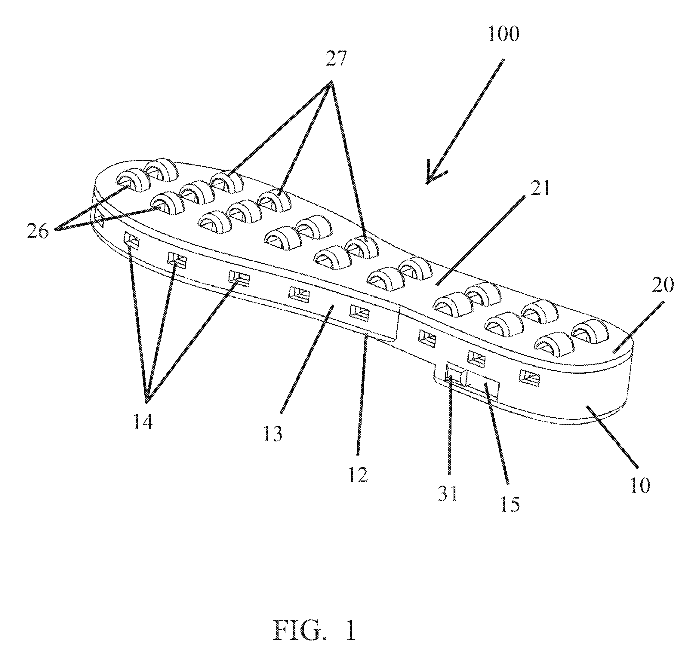 Ventilating footpad