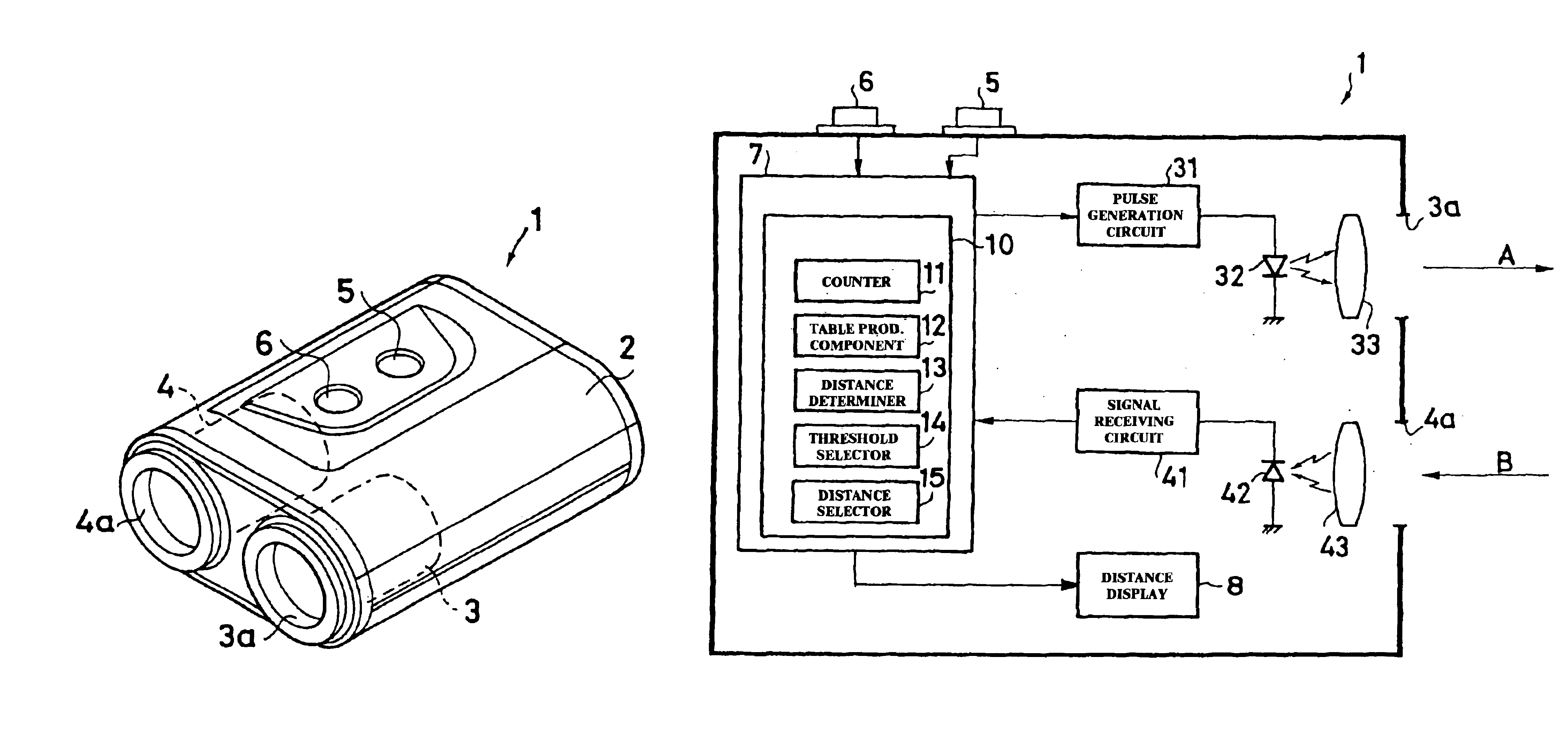 Ranging apparatus, ranging method, and opto-electric conversion circuit