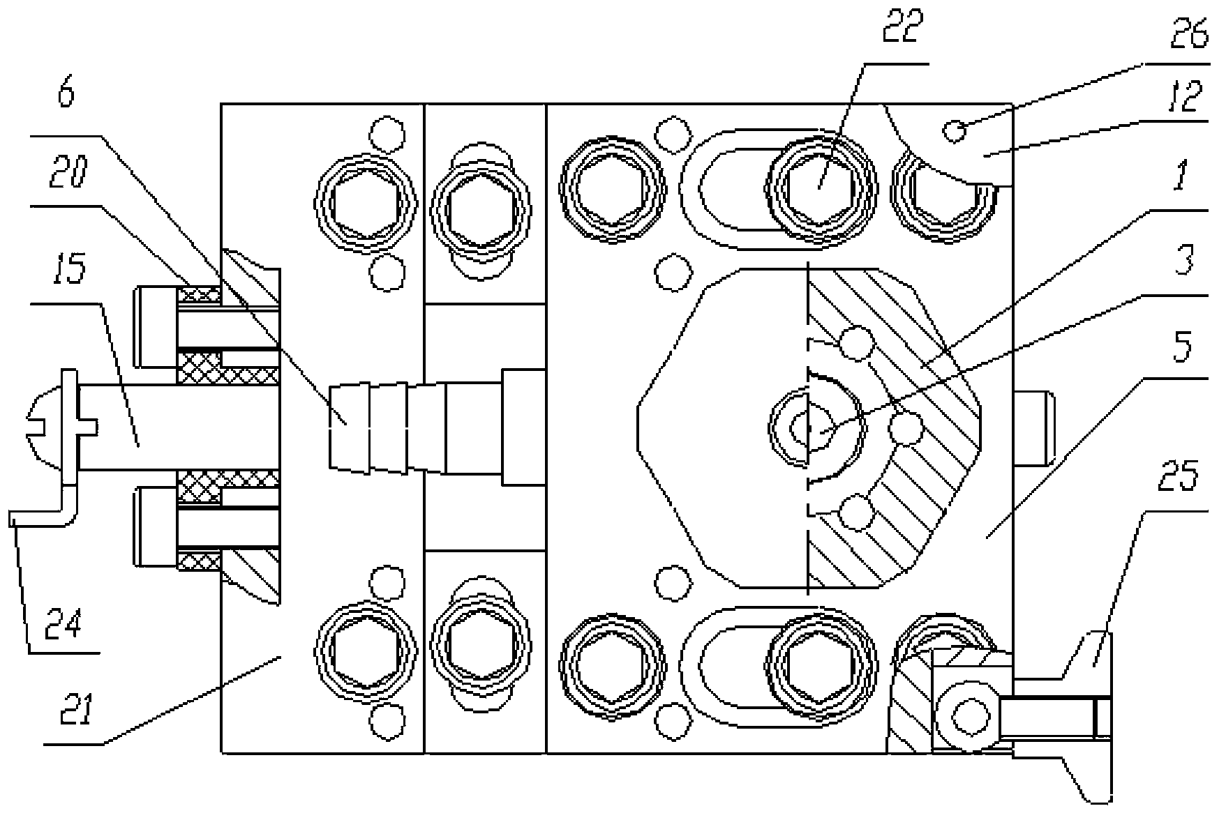 Wire nozzle device for numerical control wire cut electric discharge machine