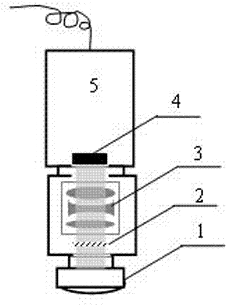 Single-optical-path surveillance video watermark physical hiding device and digital detection method thereof