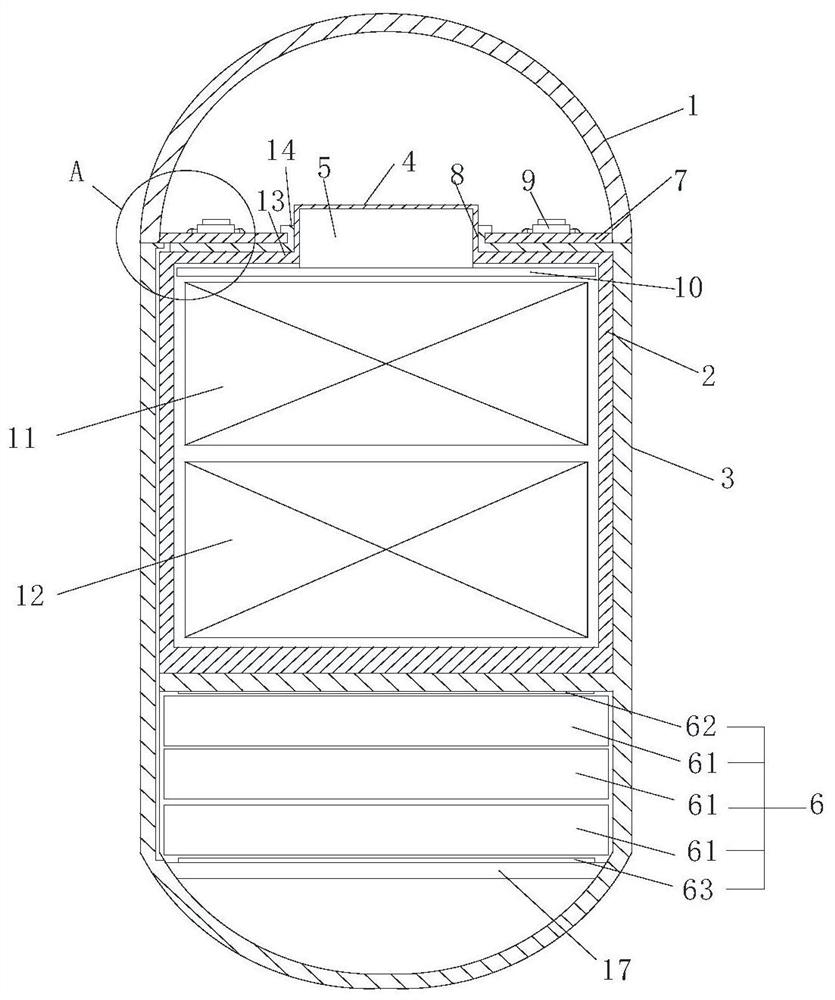 Capsule endoscope structure and method for improving image collection effect of capsule endoscope