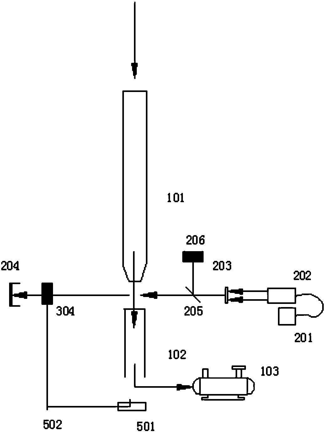 Device and method for measurement of diameters and mass concentration of particles in smoke dust