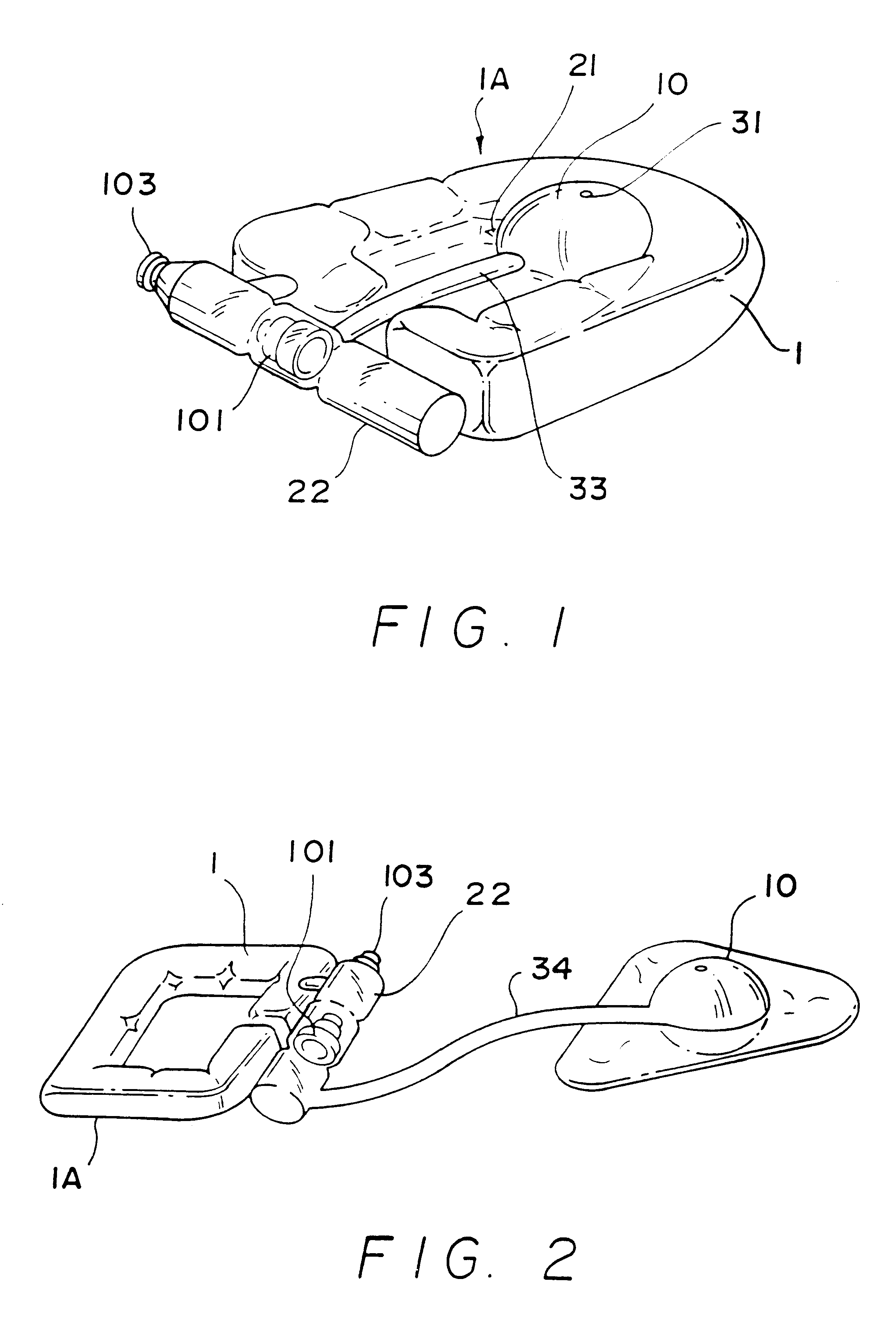 Self-inflatable air cushion for shoes