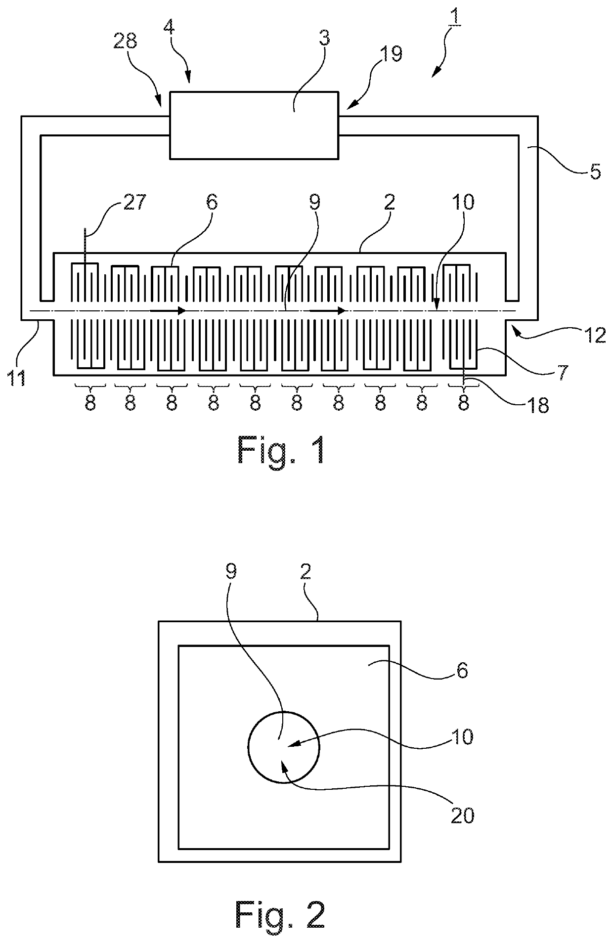 Battery with temperature control device and method for regulating the temperature of a battery