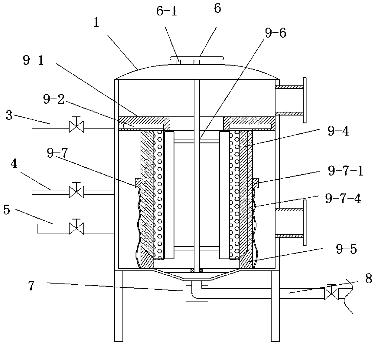 Filtering and cleaning method of mechanical filter