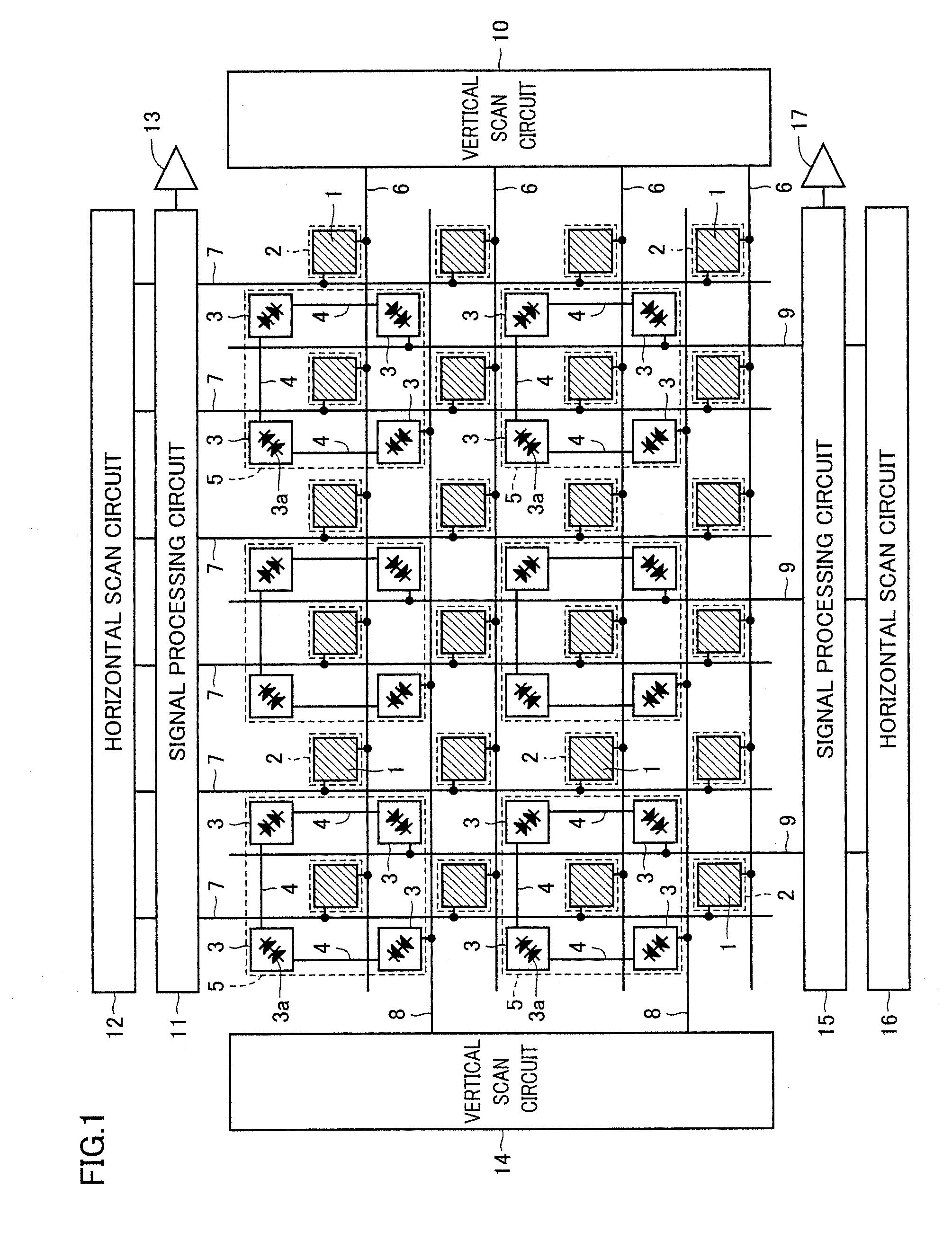 Two-wavelength image sensor picking up both visible and infrared images