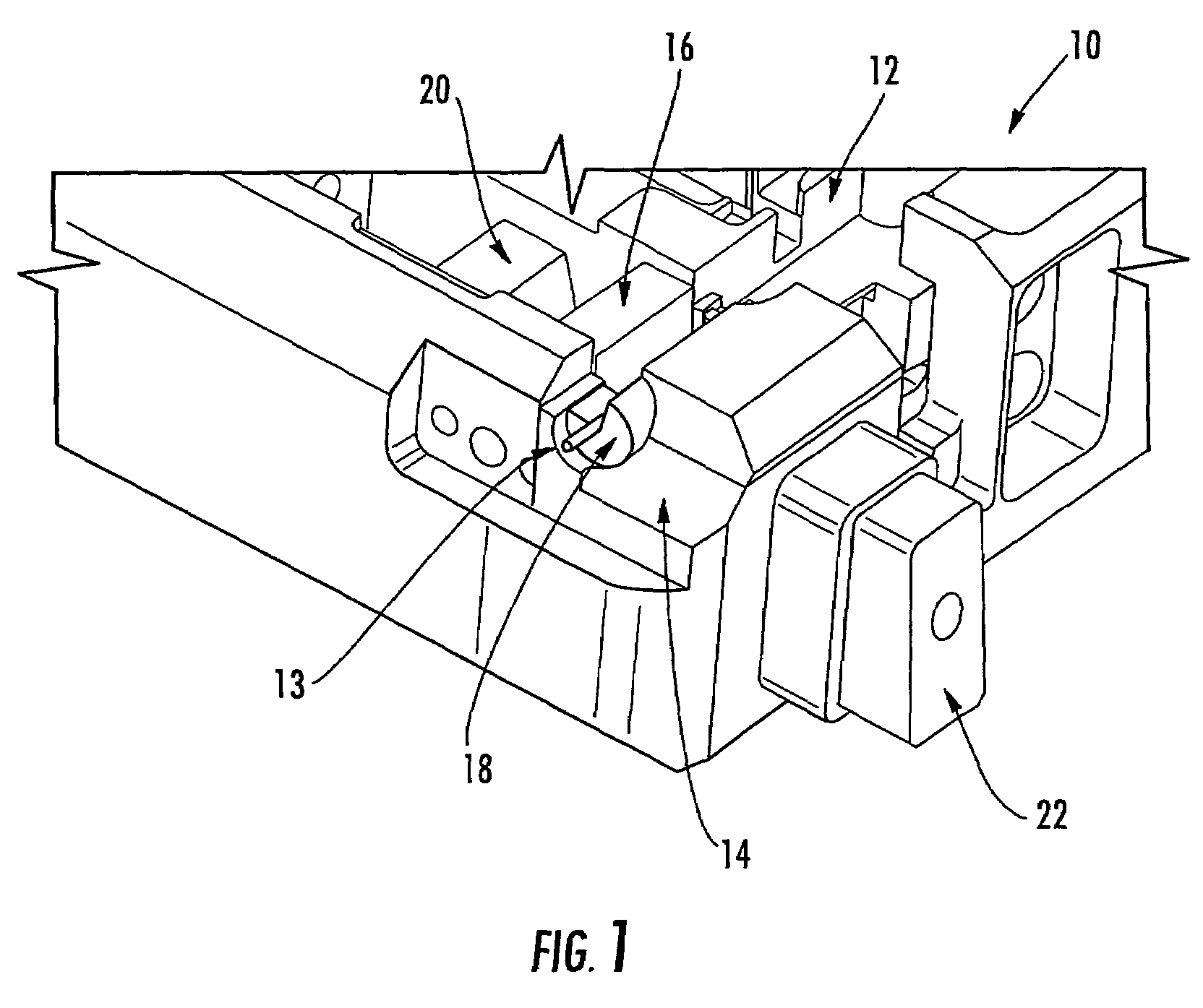 Retention and rotation clamp assembly for use with an angled optical fiber cleaver