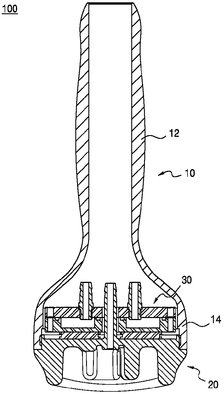 Massaging device, provided with cooling and heating system, for treating muscle pain and inflammation