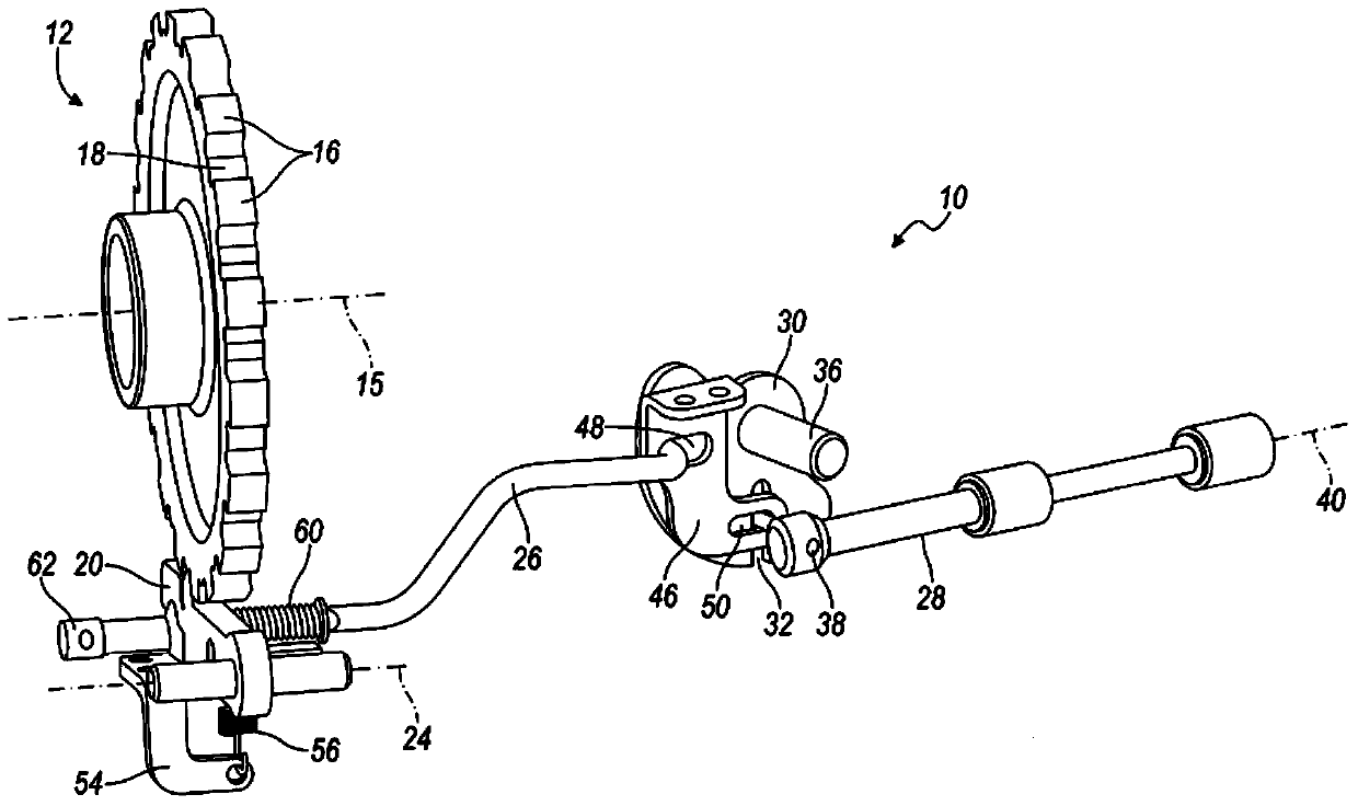 Vehicle park lock assembly