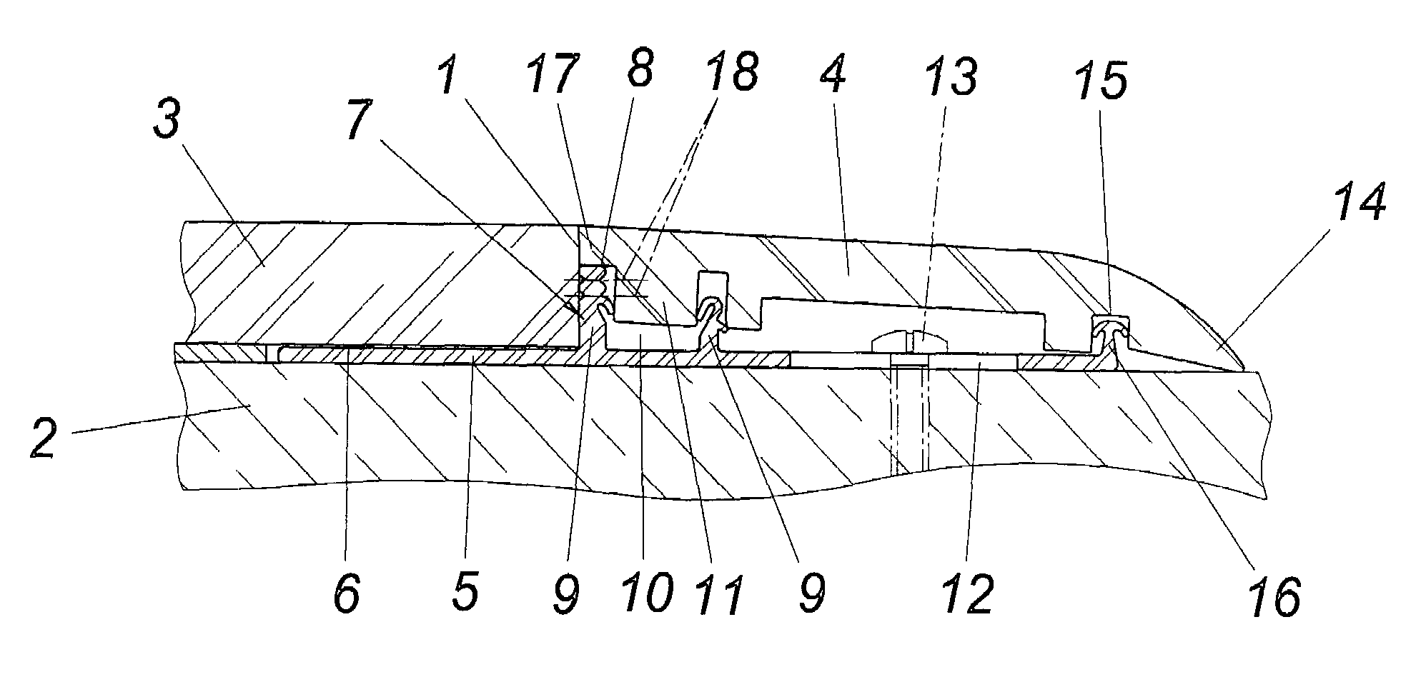 Device for Frontal Termination of a Floor Covering