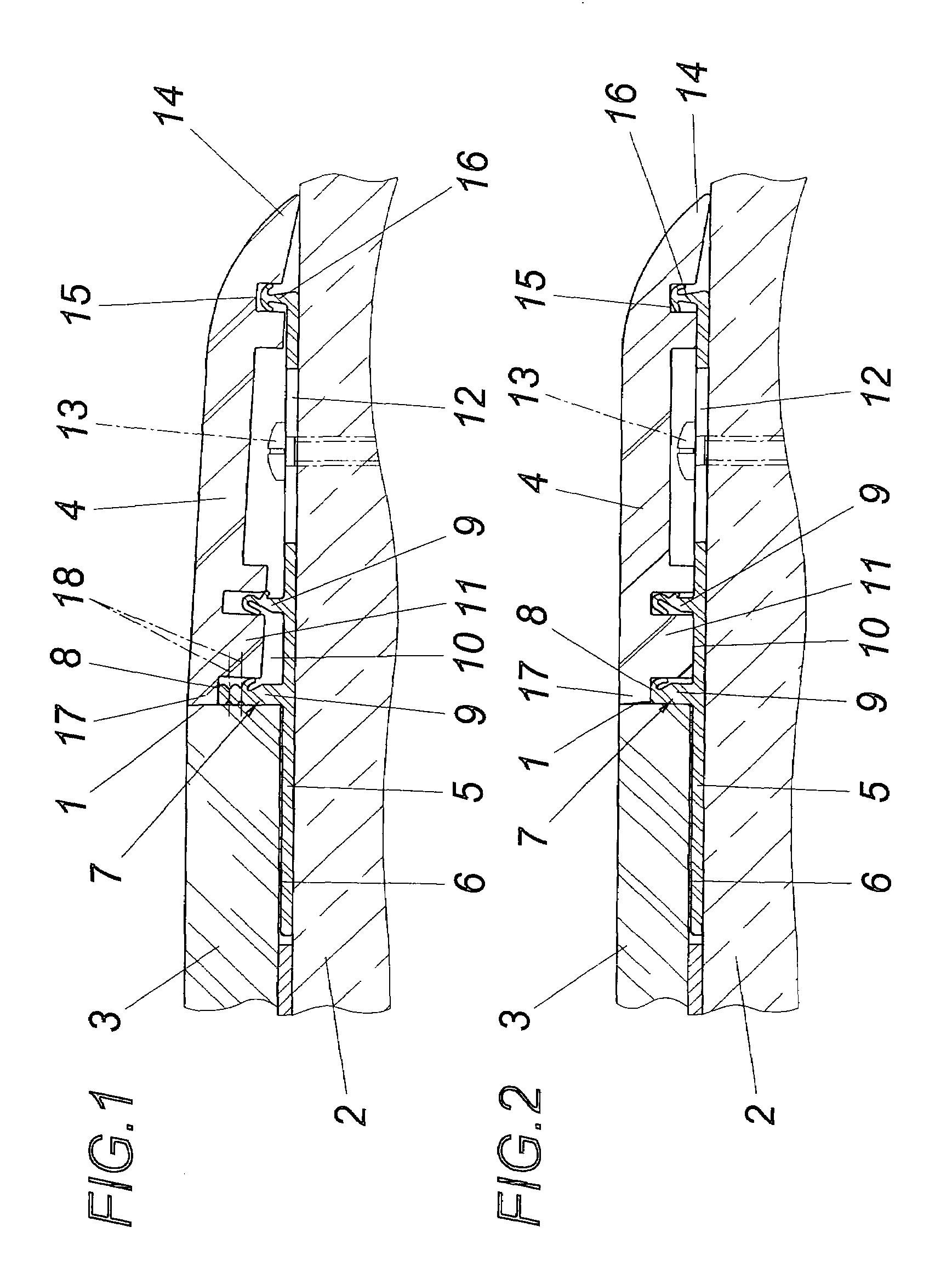 Device for Frontal Termination of a Floor Covering