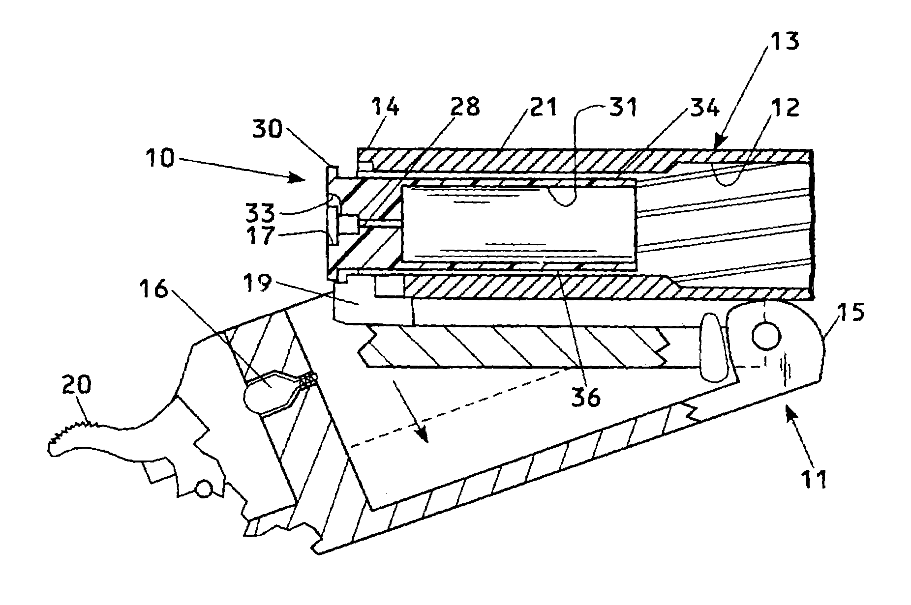 Muzzle-loading firearm and easily removable breech plug for use therewith