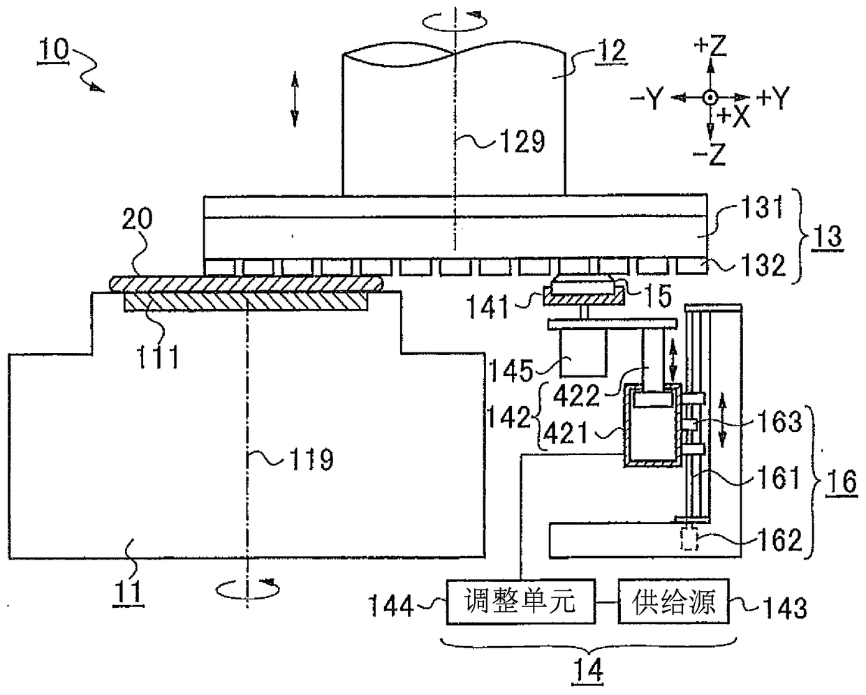 Grinding device